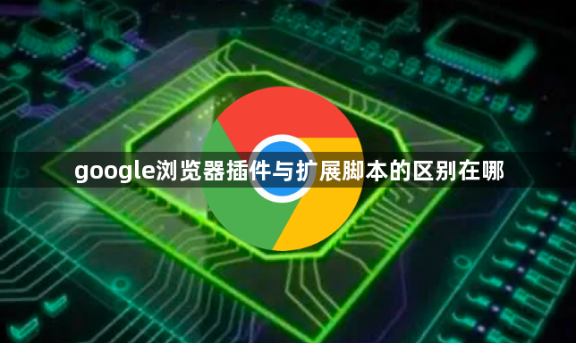 google浏览器插件与扩展脚本的区别在哪1