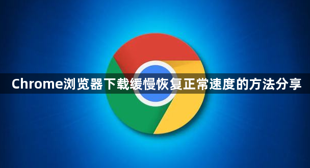 Chrome浏览器下载缓慢恢复正常速度的方法分享1