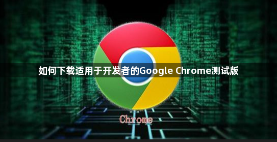 如何下载适用于开发者的Google Chrome测试版1