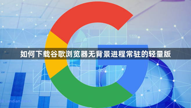 如何下载谷歌浏览器无背景进程常驻的轻量版1