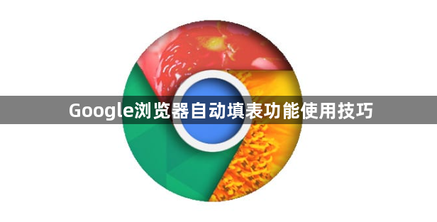 Google浏览器自动填表功能使用技巧1