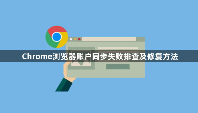 Chrome浏览器账户同步失败排查及修复方法1