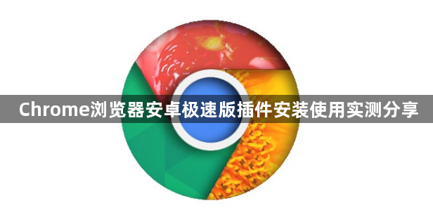 Chrome浏览器安卓极速版插件安装使用实测分享1
