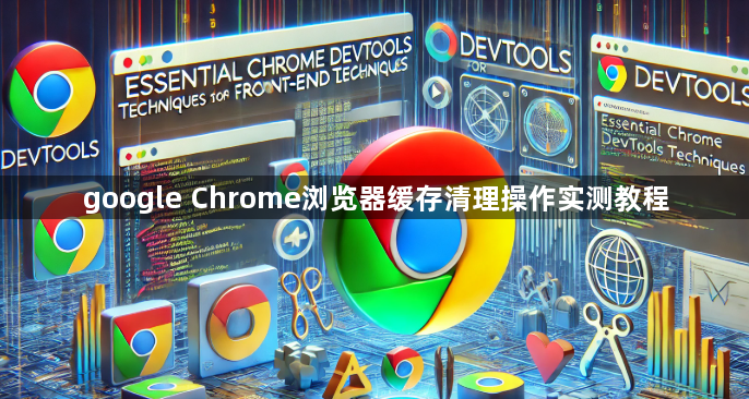 google Chrome浏览器缓存清理操作实测教程1