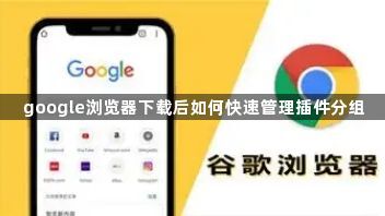 google浏览器下载后如何快速管理插件分组1