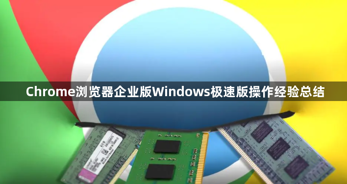 Chrome浏览器企业版Windows极速版操作经验总结1