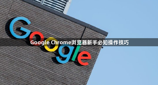 Google Chrome浏览器新手必知操作技巧1
