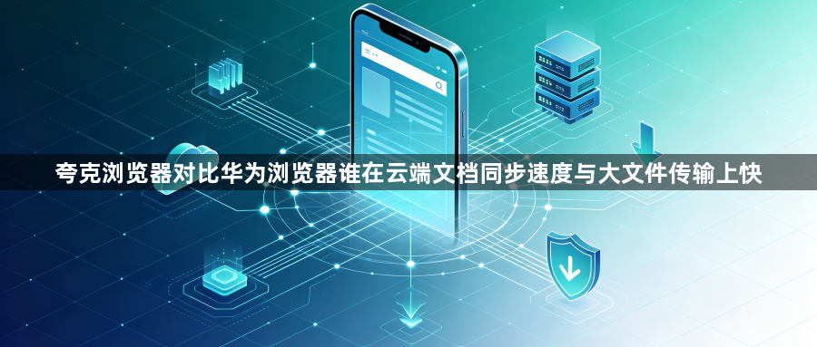 夸克浏览器对比华为浏览器谁在云端文档同步速度与大文件传输上快1
