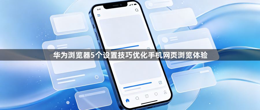 华为浏览器5个设置技巧优化手机网页浏览体验1