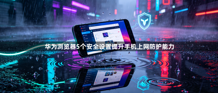 华为浏览器5个安全设置提升手机上网防护能力1