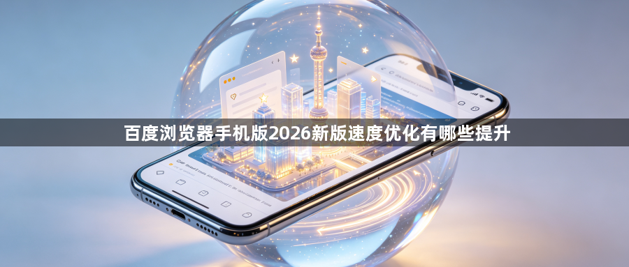 百度浏览器手机版2026新版速度优化有哪些提升1