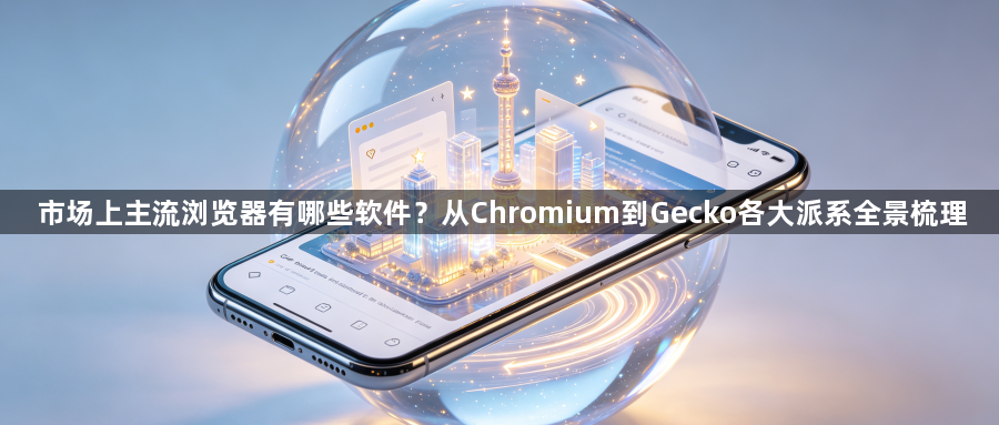 市场上主流浏览器有哪些软件?从Chromium到Gecko各大派系全景梳理1