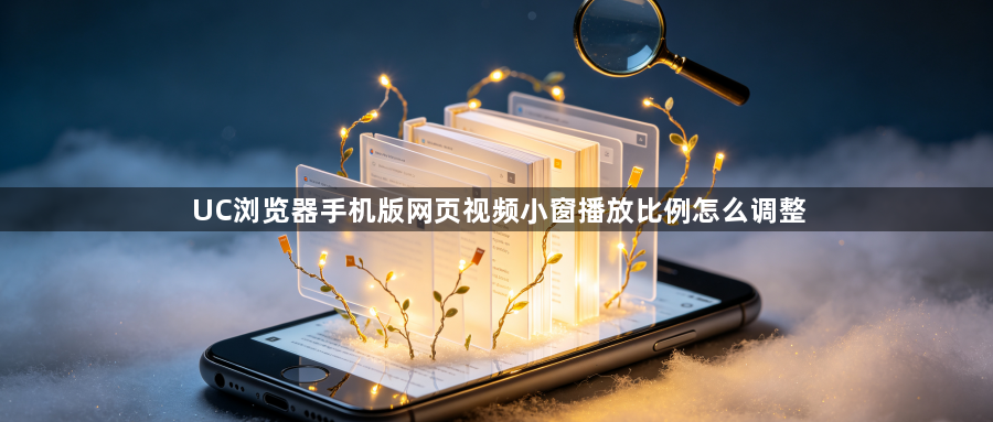 UC浏览器手机版网页视频小窗播放比例怎么调整1