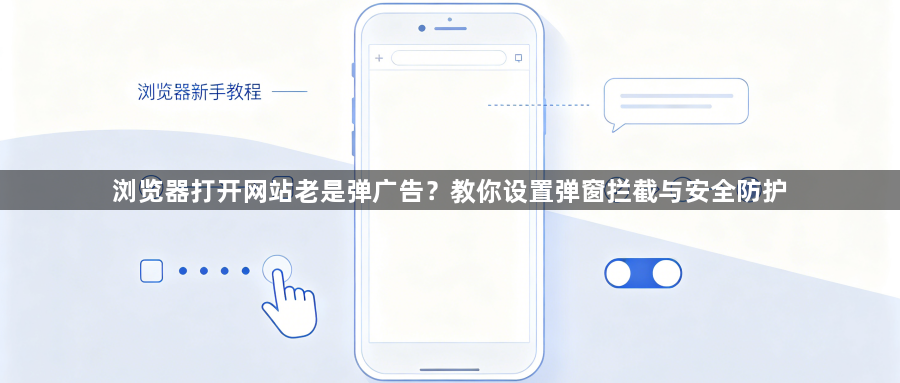 浏览器打开网站老是弹广告？教你设置弹窗拦截与安全防护1