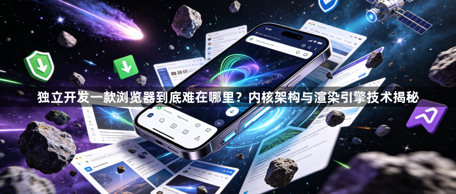 独立开发一款浏览器到底难在哪里?内核架构与渲染引擎技术揭秘1