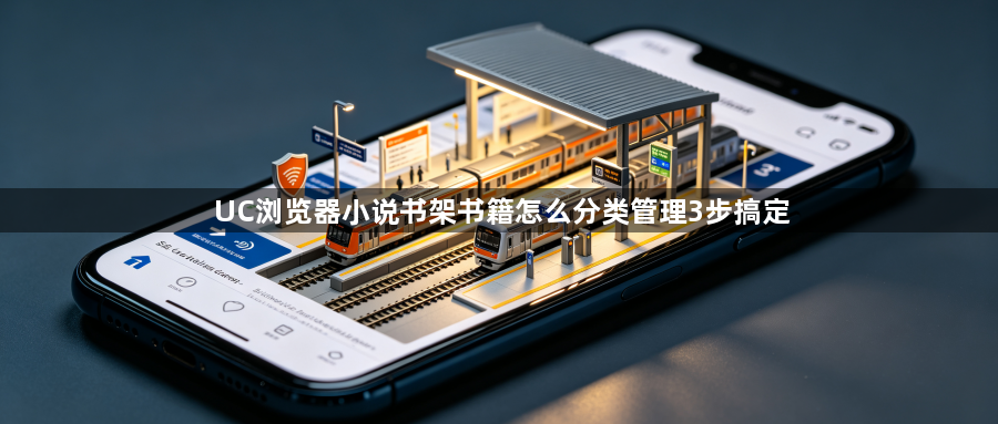 UC浏览器小说书架书籍怎么分类管理3步搞定1