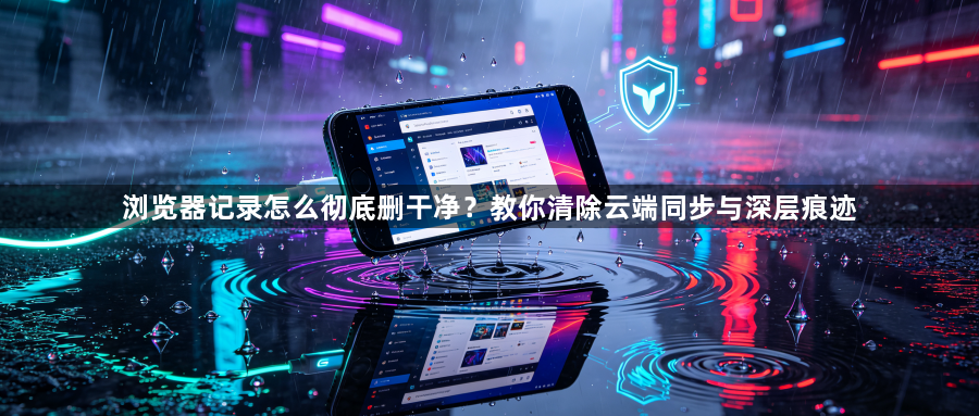浏览器记录怎么彻底删干净？教你清除云端同步与深层痕迹1