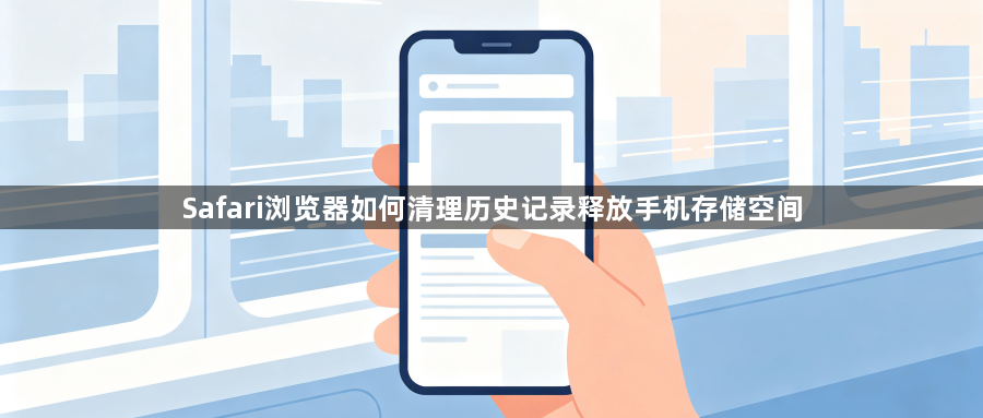 Safari浏览器如何清理历史记录释放手机存储空间1