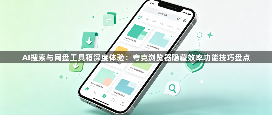 AI搜索与网盘工具箱深度体验：夸克浏览器隐藏效率功能技巧盘点1