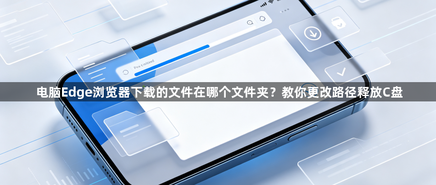 电脑Edge浏览器下载的文件在哪个文件夹？教你更改路径释放C盘1