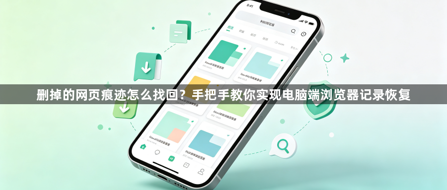 删掉的网页痕迹怎么找回？手把手教你实现电脑端浏览器记录恢复1
