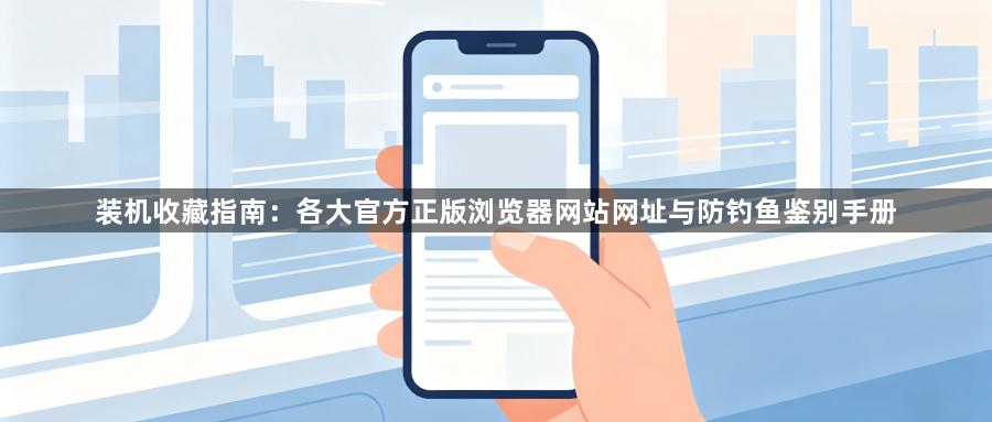装机收藏指南:各大官方正版浏览器网站网址与防钓鱼鉴别手册1