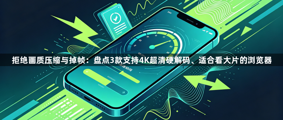 拒绝画质压缩与掉帧：盘点3款支持4K超清硬解码、适合看大片的浏览器1