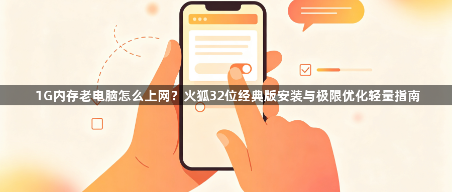 1G内存老电脑怎么上网?火狐32位经典版安装与极限优化轻量指南1