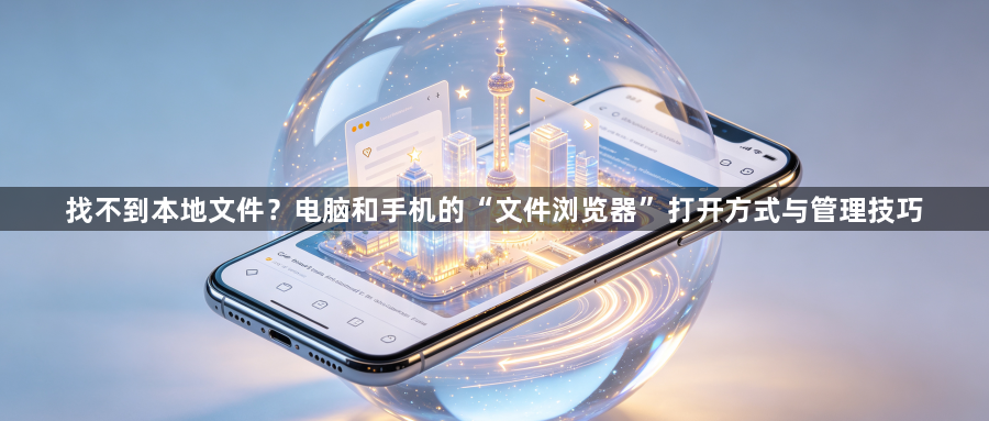 找不到本地文件?电脑和手机的“文件浏览器”打开方式与管理技巧1