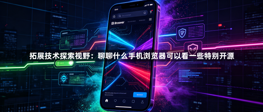 拓展技术探索视野：聊聊什么手机浏览器可以看一些特别开源1