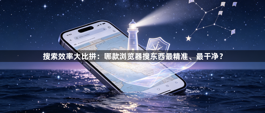 搜索效率大比拼：哪款浏览器搜东西最精准、最干净？1