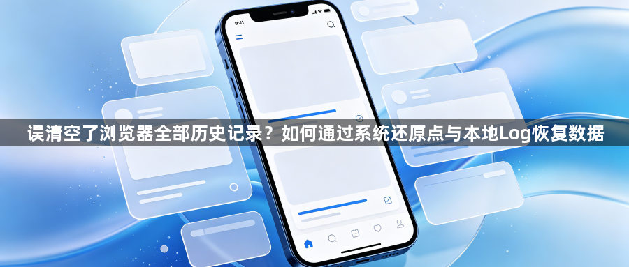 误清空了浏览器全部历史记录？如何通过系统还原点与本地Log恢复数据1