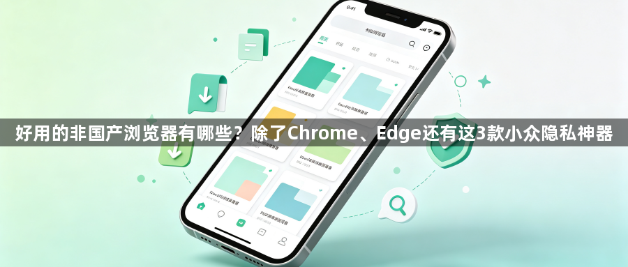 好用的非国产浏览器有哪些？除了Chrome、Edge还有这3款小众隐私神器1