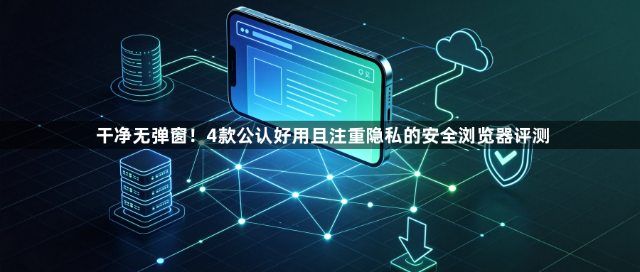 干净无弹窗！4款公认好用且注重隐私的安全浏览器评测1
